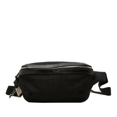 サンローラン ボディバッグ ウエストバッグ 557831 ブラック キャンバス レザー レディース SAINT LAURENT 【中古】