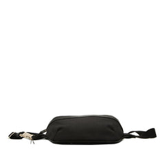 サンローラン ボディバッグ ウエストバッグ 557831 ブラック キャンバス レザー レディース SAINT LAURENT 【中古】