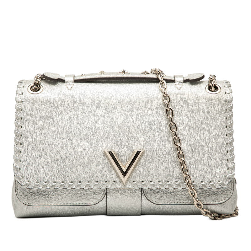 ルイ ヴィトン ヴェリーライン チェーン ショルダーバッグ M43201 アルジャン シルバー レザー レディース LOUIS VUITTON 【中古】