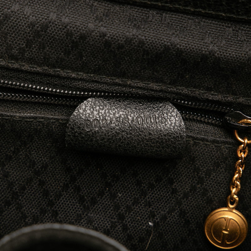 グッチ バンブー リュック バックパック 003 58 001 ブラック ブラウン スウェード レザー レディース GUCCI 【中古】