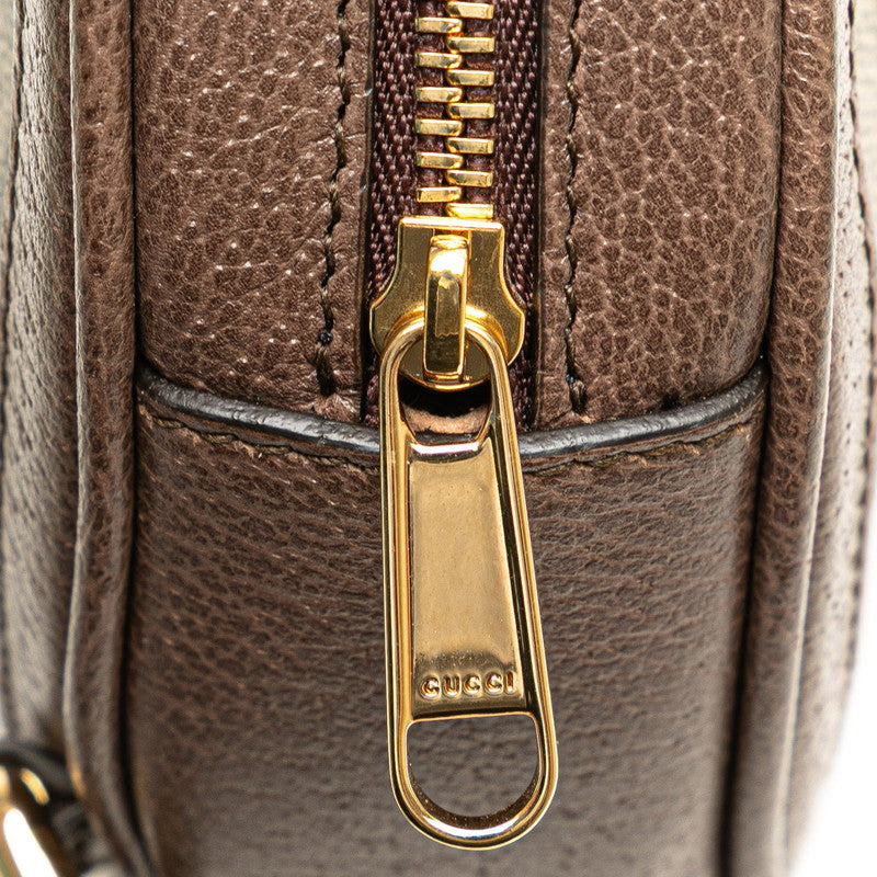 グッチ GGスプリーム オフィディア リュック バックパック 598661 ベージュ ブラウン PVC レザー レディース GUCCI 【中古】