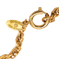 シャネル ココマーク ラウンド ネックレス ゴールド メッキ レディース CHANEL 【中古】