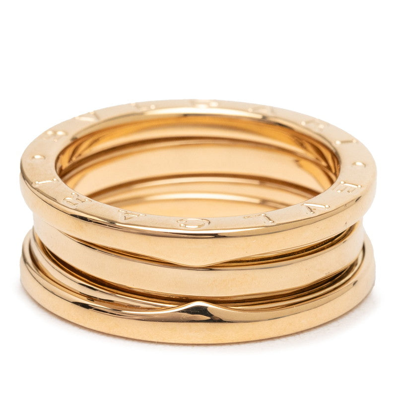 ブルガリ ビーゼロワン 3バンド リング 指輪 #56 750 レディース BVLGARI 【中古】