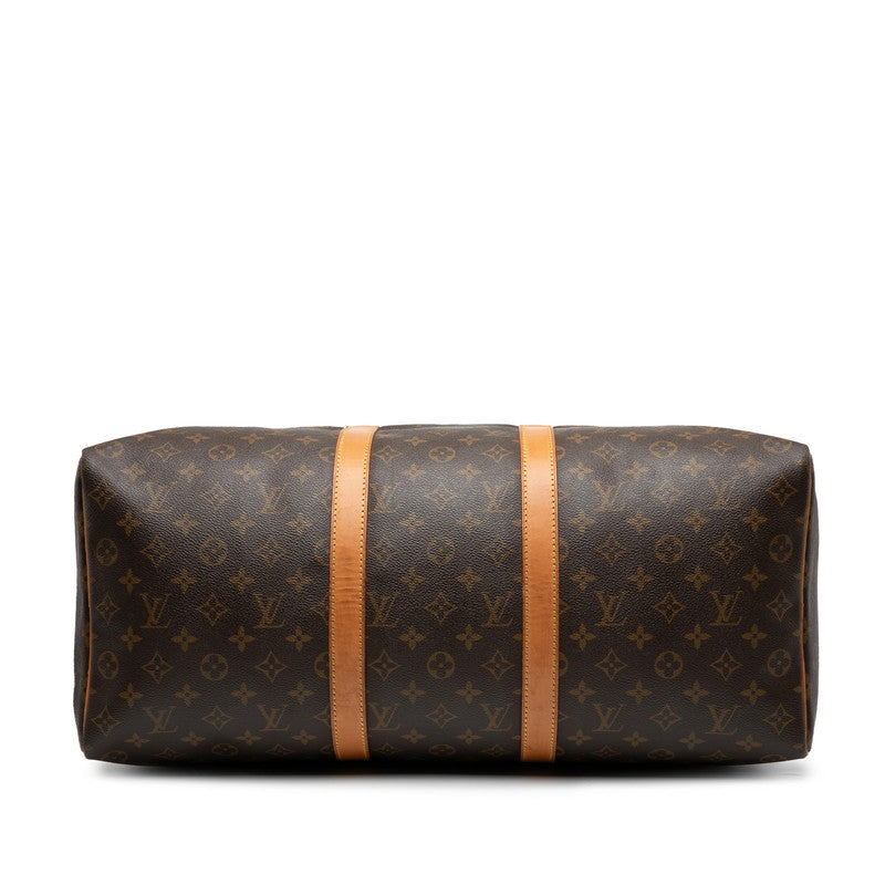 ルイ ヴィトン モノグラム キーポル50 ボストンバッグ M41426 ブラウン PVC レザー レディース LOUIS VUITTON 【中古】