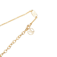 ルイ ヴィトン エセンシャルV チェーン ペンダントネックレス M00857 ゴールド メッキ レディース LOUIS VUITTON 中古