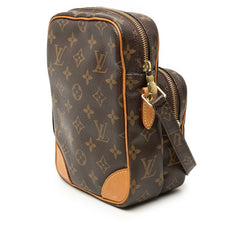 ルイ ヴィトン モノグラム アマゾン 斜め掛け ショルダーバッグ M45236 ブラウン PVC レザー レディース LOUIS VUITTON 【中古】
