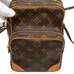 ルイ ヴィトン モノグラム アマゾン 斜め掛け ショルダーバッグ M45236 ブラウン PVC レザー レディース LOUIS VUITTON 【中古】