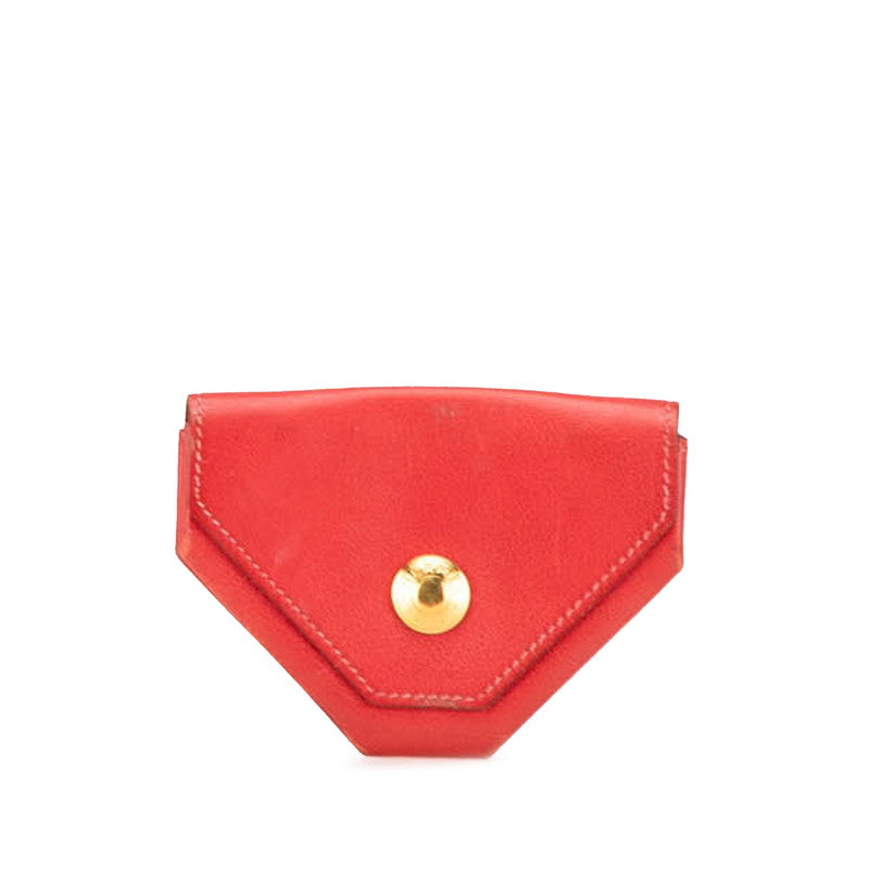 エルメス カランユイット コインケース 小銭入れ レッド スイフト レディース HERMES 【中古】