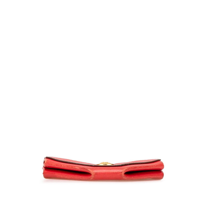 エルメス カランユイット コインケース 小銭入れ レッド スイフト レディース HERMES 【中古】