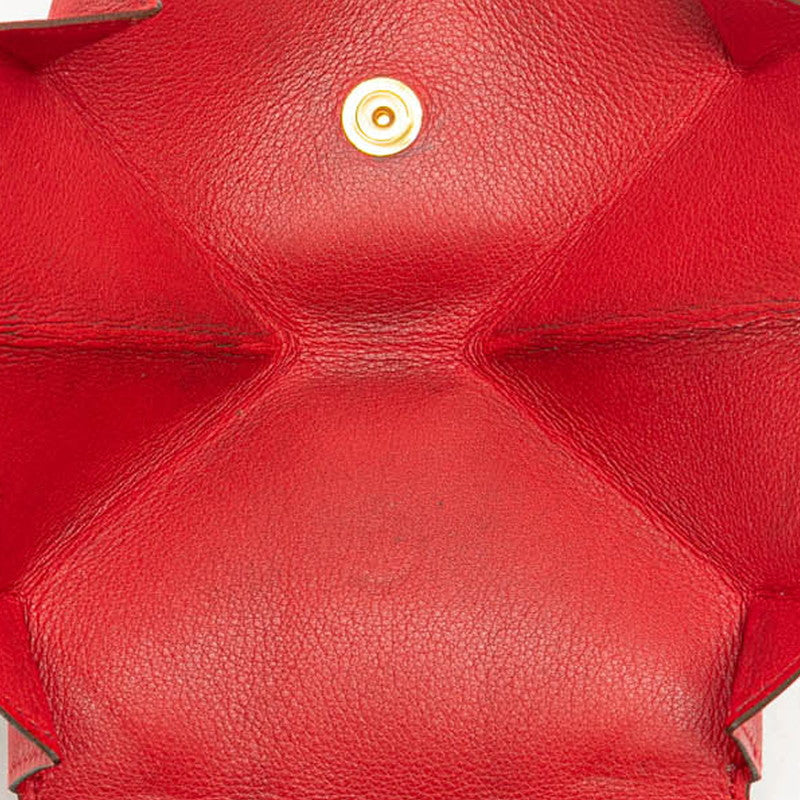 エルメス カランユイット コインケース 小銭入れ レッド スイフト レディース HERMES 【中古】