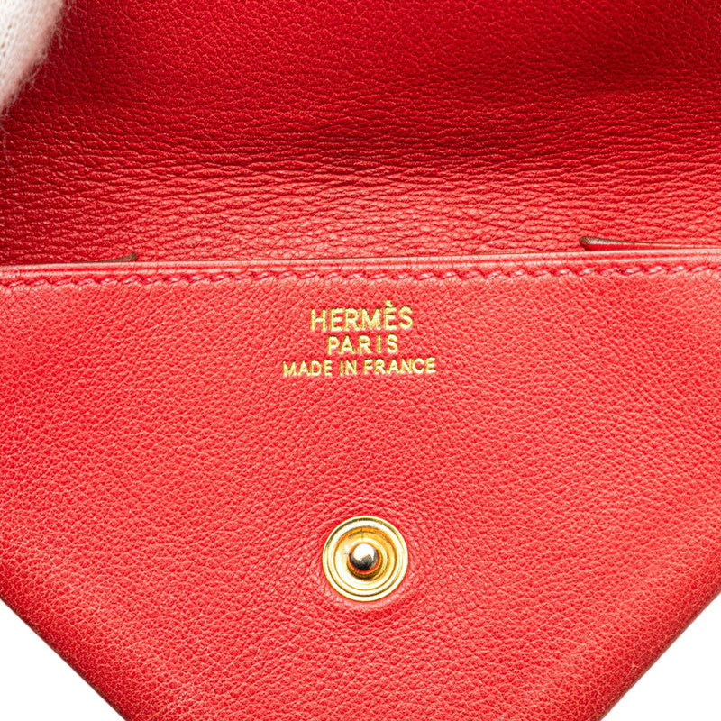 エルメス カランユイット コインケース 小銭入れ レッド スイフト レディース HERMES 【中古】