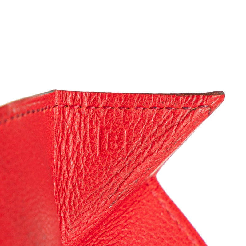 エルメス カランユイット コインケース 小銭入れ レッド スイフト レディース HERMES 【中古】