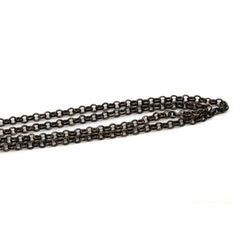 シャネル ココマーク チェーン ラウンド ペンダント ネックレス 07P刻印 ブラック プラスチック レディース CHANEL 【中古】