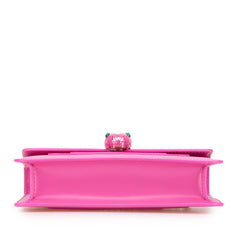 ブルガリ セルペンティフォーエバー チェーン ショルダーバッグ ハンドバッグ ピンク レザー レディース BVLGARI 【中古】