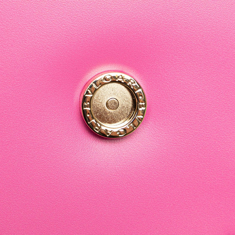 ブルガリ セルペンティフォーエバー チェーン ショルダーバッグ ハンドバッグ ピンク レザー レディース BVLGARI 【中古】