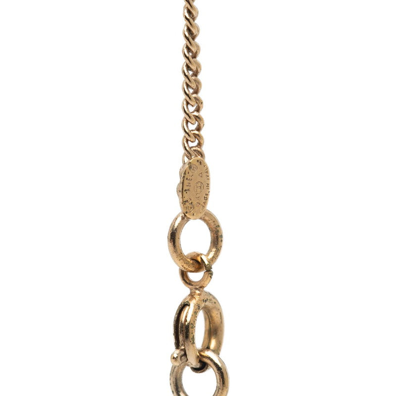 シャネル ココマーク 香水ボトル モチーフ ネックレス ゴールド メッキ レディース CHANEL 【中古】