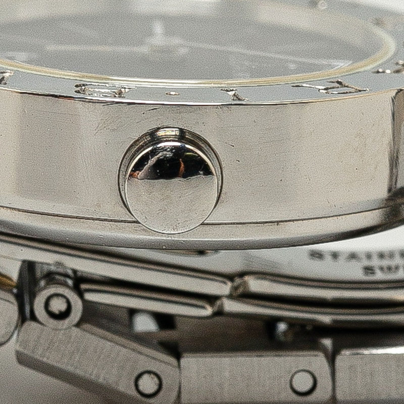ブルガリ ブルガリブルガリ 腕時計 BB23SS クオーツ ブラック文字盤 ステンレススチール レディース BVLGARI 【中古】