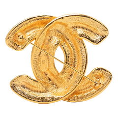 シャネル マトラッセ ココマーク ブローチ ゴールド メッキ レディース CHANEL 【中古】