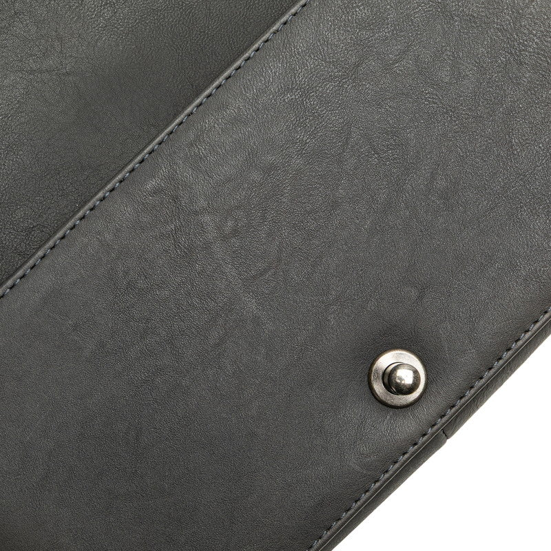 シャネル パリダラス ボーイシャネル ココマーク チェーンショルダーバッグ グレー系 カーフ レディース CHANEL 【中古】