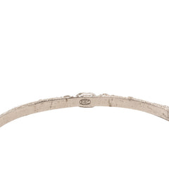 シャネル ココマーク バングル シルバー メタル ラインストーン レディース CHANEL 【中古】