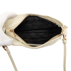 バレンシアガ ジャイアントヒップ 斜め掛け ショルダーバッグ 237203 ホワイト レザー レディース BALENCIAGA 中古