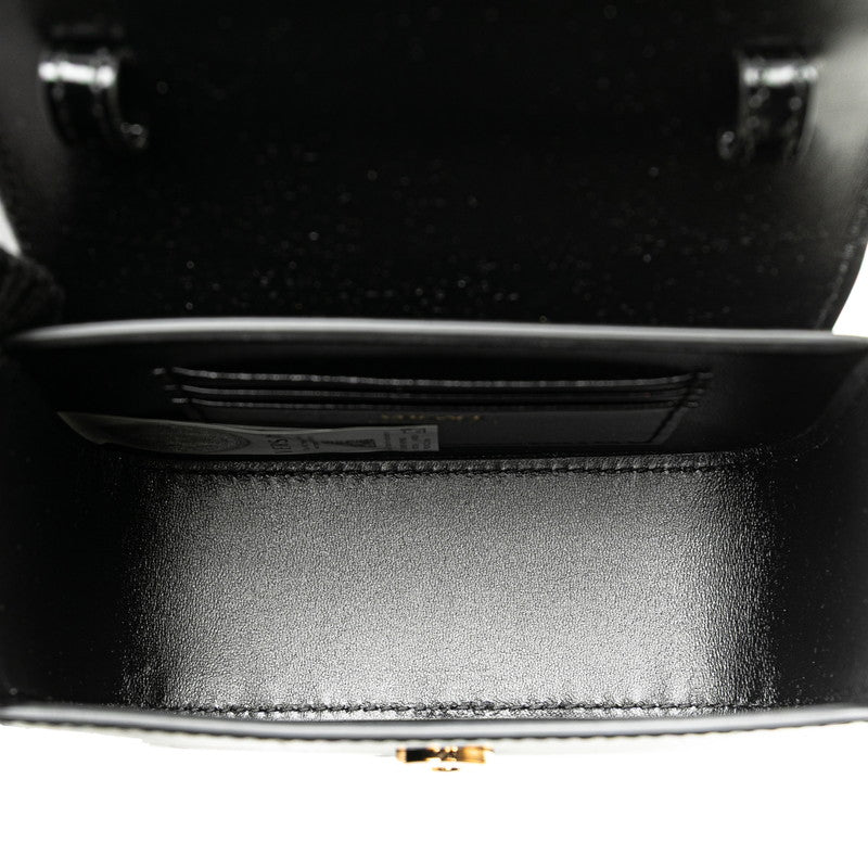 ヴェルサーチェ メデューサ クロコ型押し ハンドバッグ ショルダーバッグ 2WAY ブラック ゴールド レザー メッキ レディース VERSACE 【中古】