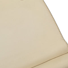 グッチ バンブー ショルダーバッグ 370817 ホワイト グレー レザー レディース GUCCI 【中古】