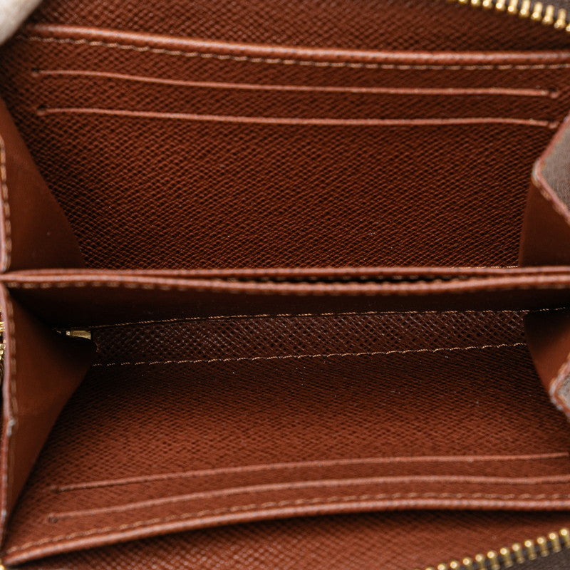 ルイ ヴィトン モノグラム ジッピー コインパース コインケース 小銭入れ M60067 ブラウン PVC レザー レディース LOUIS VUITTON 【中古】