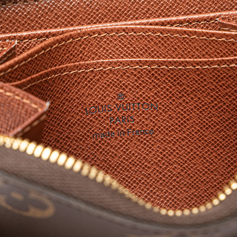 ルイ ヴィトン モノグラム ジッピー コインパース コインケース 小銭入れ M60067 ブラウン PVC レザー レディース LOUIS VUITTON 【中古】
