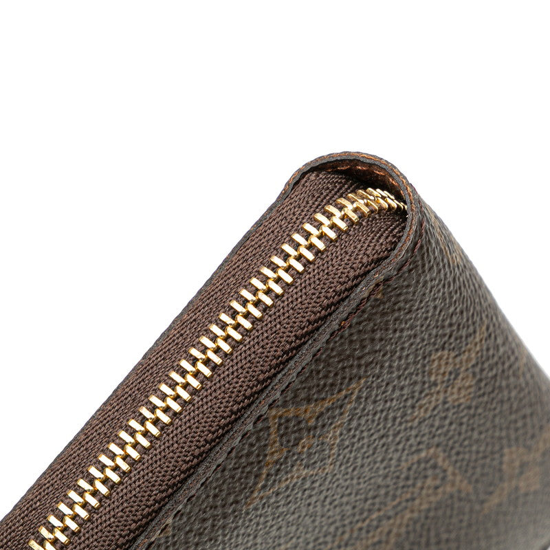 ルイ ヴィトン モノグラム ジッピー コインパース コインケース 小銭入れ M60067 ブラウン PVC レザー レディース LOUIS VUITTON 【中古】
