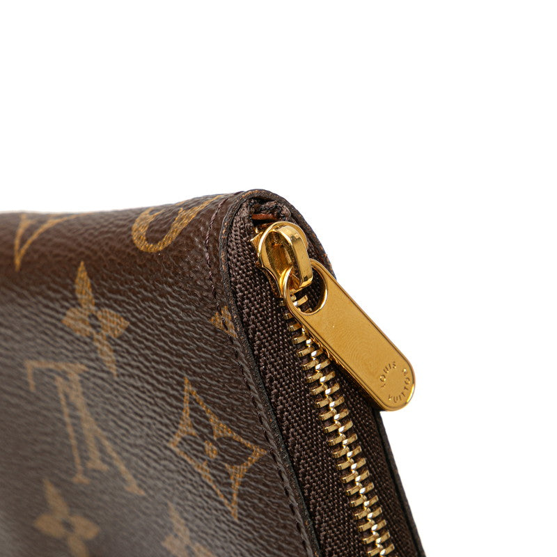 ルイ ヴィトン モノグラム ジッピー コインパース コインケース 小銭入れ M60067 ブラウン PVC レザー レディース LOUIS VUITTON 【中古】