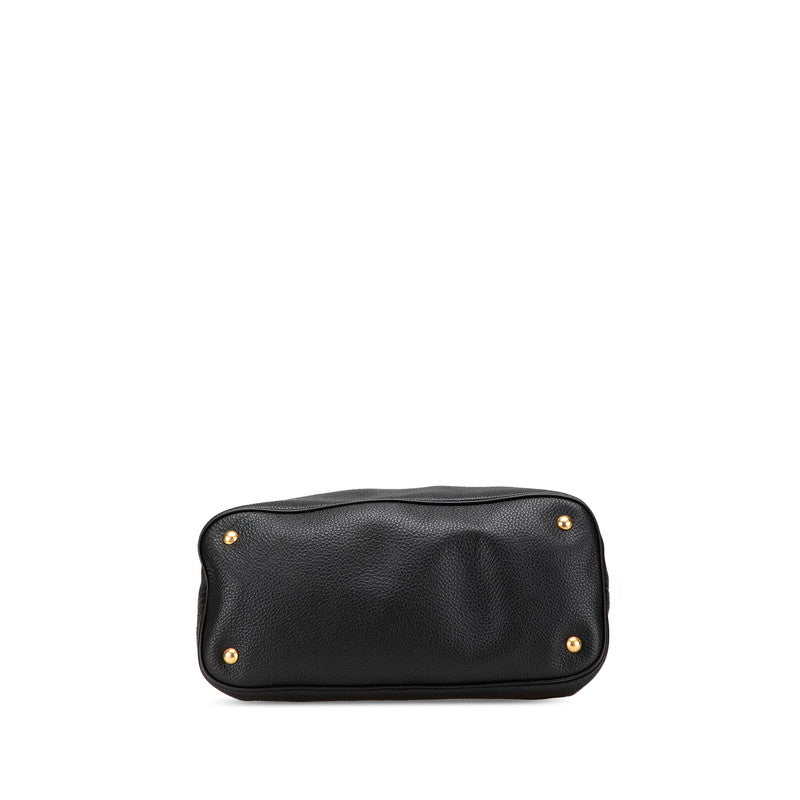 プラダ ワンショルダーバッグ BR4892 ブラック カーフレザー レディース PRADA 【中古】