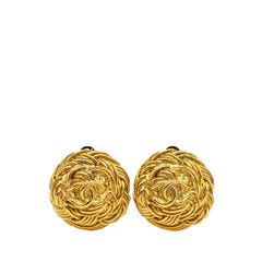 シャネル ヴィンテージ ココマーク イヤリング ゴールド メッキ レディース CHANEL 【中古】