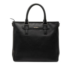 ドルチェアンドガッバーナ トートバッグ ブラック レザー レディース DOLCE&GABBANA 【中古】