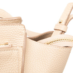 サルヴァトーレフェラガモ ハンドバッグ ショルダーバッグ 2WAY ピンクベージュ レザー レディース Salvatore Ferragamo 【中古】