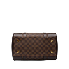 ルイ ヴィトン ダミエ バークレー ハンドバッグ ミニボストンバッグ N52000 ブラウン PVC レザー レディース LOUIS VUITTON 中古