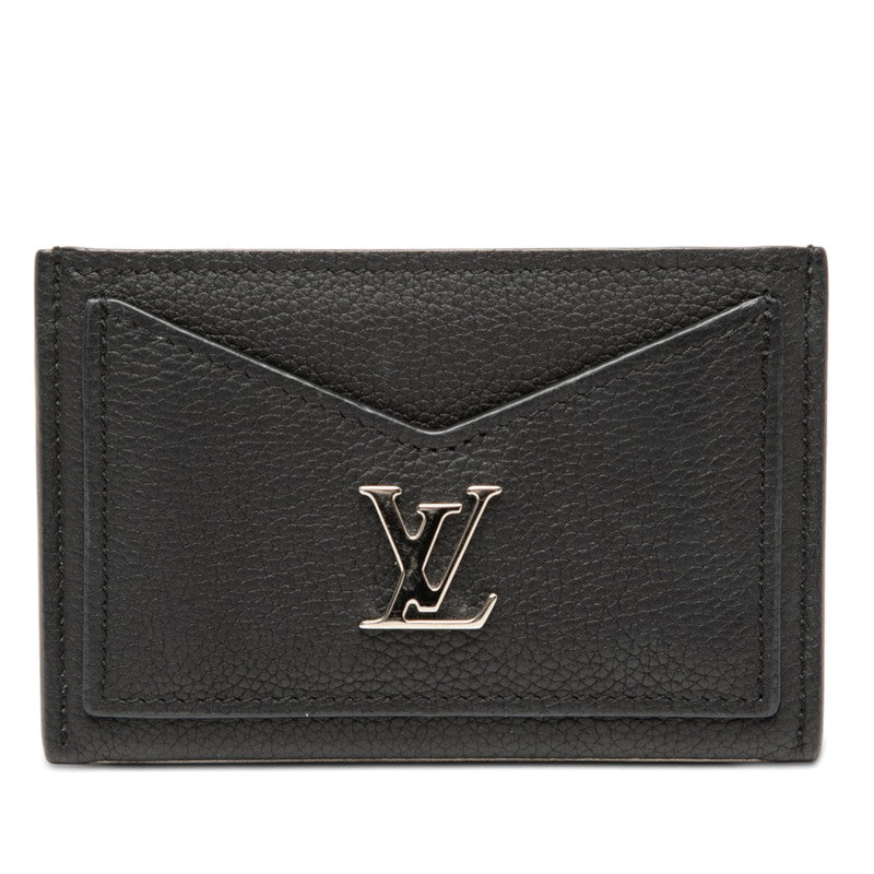 ルイ ヴィトン ポルトカルト ロックミー カードケース M68556 ノワール ブラック レザー レディース LOUIS VUITTON 【中古】