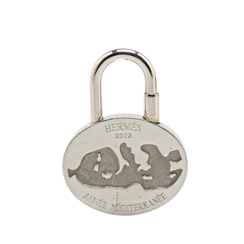 エルメス 地中海 2003年限定 カデナ シルバー メタル レディース HERMES 【中古】