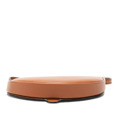 ロエベ アナグラム ヒールポーチ 斜め掛け ショルダー ポーチ ブラウン レザー レディース LOEWE 【中古】