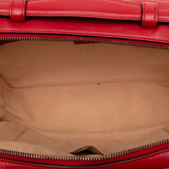 グッチ GGマーモント チェーン ショルダーバッグ 498100 レッド レザー レディース GUCCI 【中古】