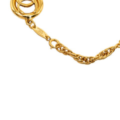 シャネル ココマーク ヴィンテージ チェーン ブレスレット ゴールド メッキ レディース CHANEL 中古