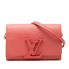 ルイ ヴィトン エピ ポシェット ルイーズPM 斜め掛け ショルダーバッグ M41105 ピンク系 レザー レディース LOUIS VUITTON 【中古】