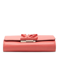 ルイ ヴィトン エピ ポシェット ルイーズPM 斜め掛け ショルダーバッグ M41105 ピンク系 レザー レディース LOUIS VUITTON 【中古】