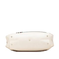 グッチ GGキャンバス メイフェア ハンドバッグ ショルダーバッグ 2WAY 257349 ベージュ アイボリー キャンバス レザー レディース GUCCI 【中古】