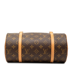 ルイ ヴィトン モノグラム パピヨン26 ショルダーバッグ M51386 ブラウン PVC レザー レディース LOUIS VUITTON 【中古】