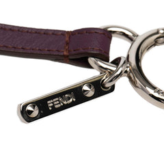 フェンディ ミラーカバー バッグチャーム キーホルダー 150243501 マルチカラー メタル レザー レディース FENDI 【中古】