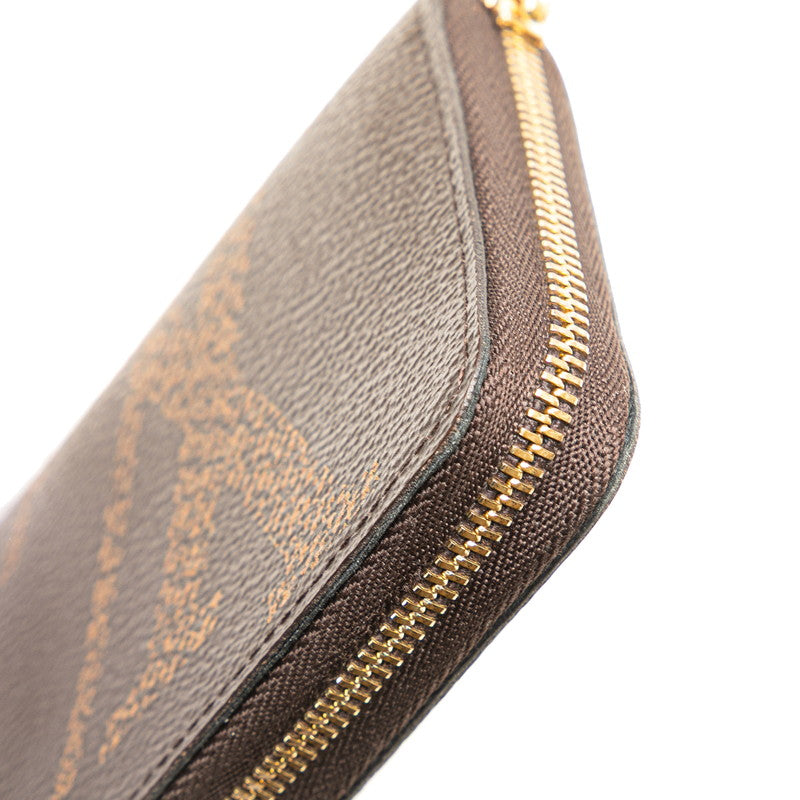 ルイ ヴィトン モノグラム ジャイアント ジッピー コインパース コインケース M67690 ブラウン PVC メッキ レディース LOUIS VUITTON 【中古】