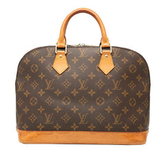 ルイ ヴィトン モノグラム アルマPM ハンドバッグ ショルダーバッグ2WAY M51130 ブラウン PVC レザー レディース LOUIS VUITTON 【中古】