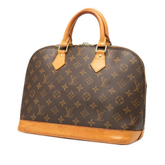ルイ ヴィトン モノグラム アルマPM ハンドバッグ ショルダーバッグ2WAY M51130 ブラウン PVC レザー レディース LOUIS VUITTON 【中古】