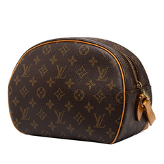 ルイ ヴィトン モノグラム ブロワ 斜め掛け ショルダーバッグ M51221 ブラウン PVC レザー レディース LOUIS VUITTON 中古
